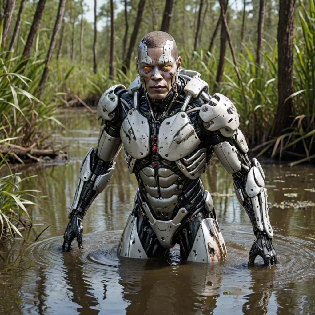Cyborg en el pantano