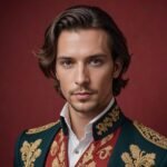 Retrato con traje de época