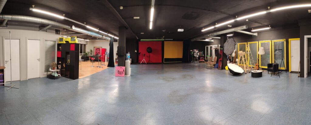 vista panorámica del estudio de animaxfx