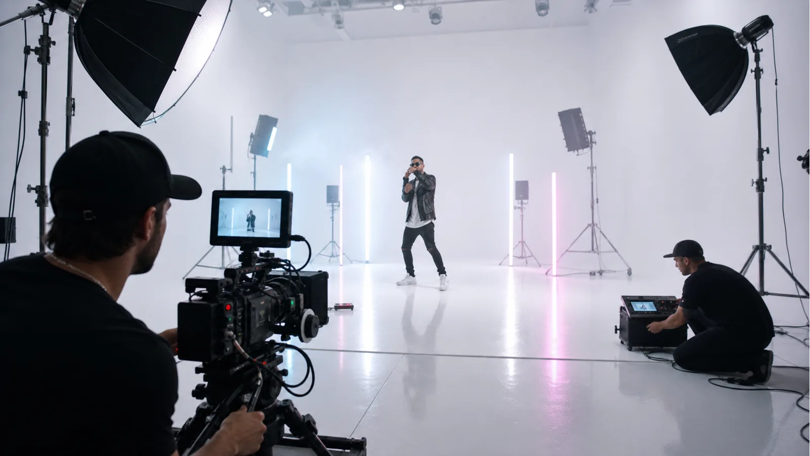 crear videoclip rodaje efectos iluminacion