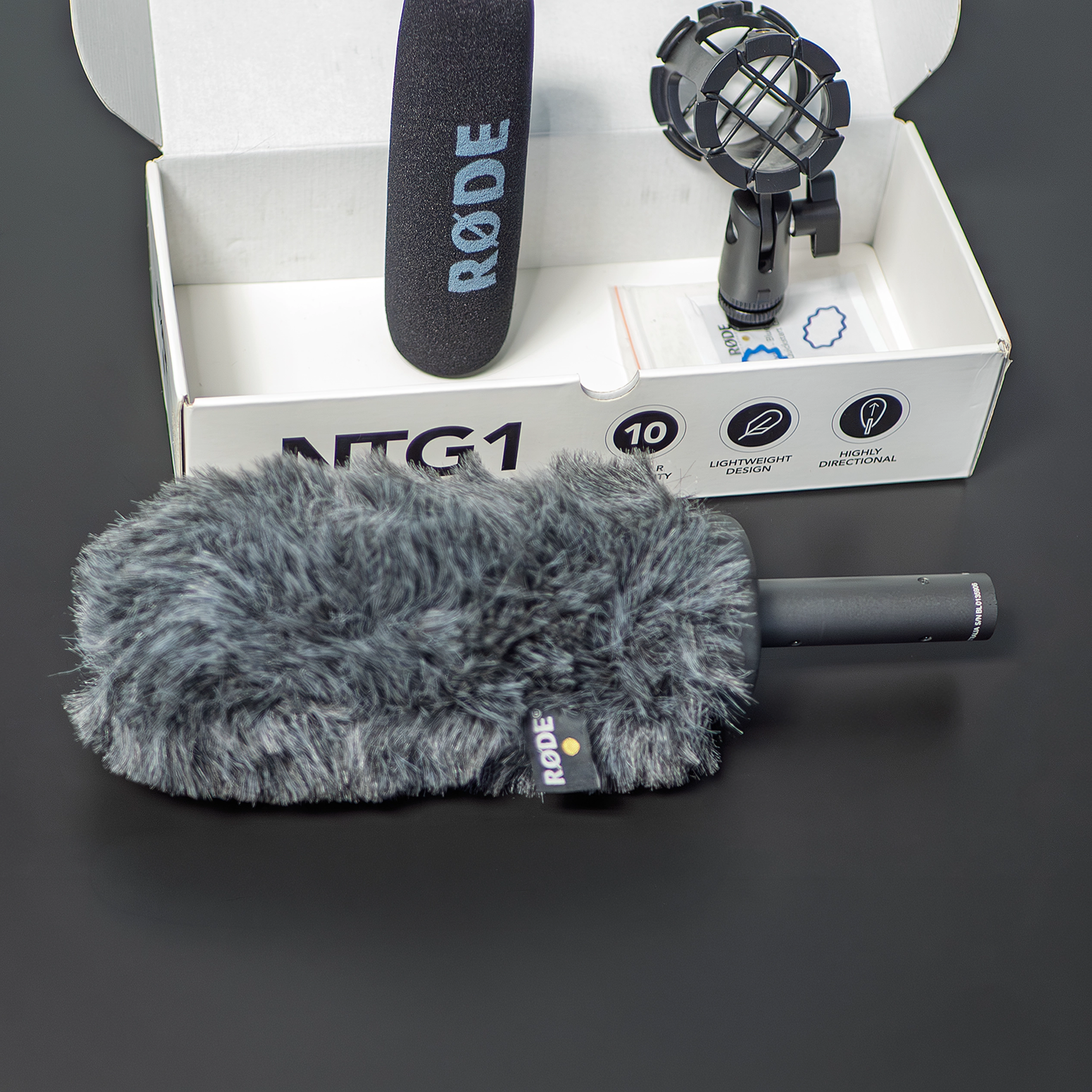 Micrófono Rode NTG1 para sonido directo
