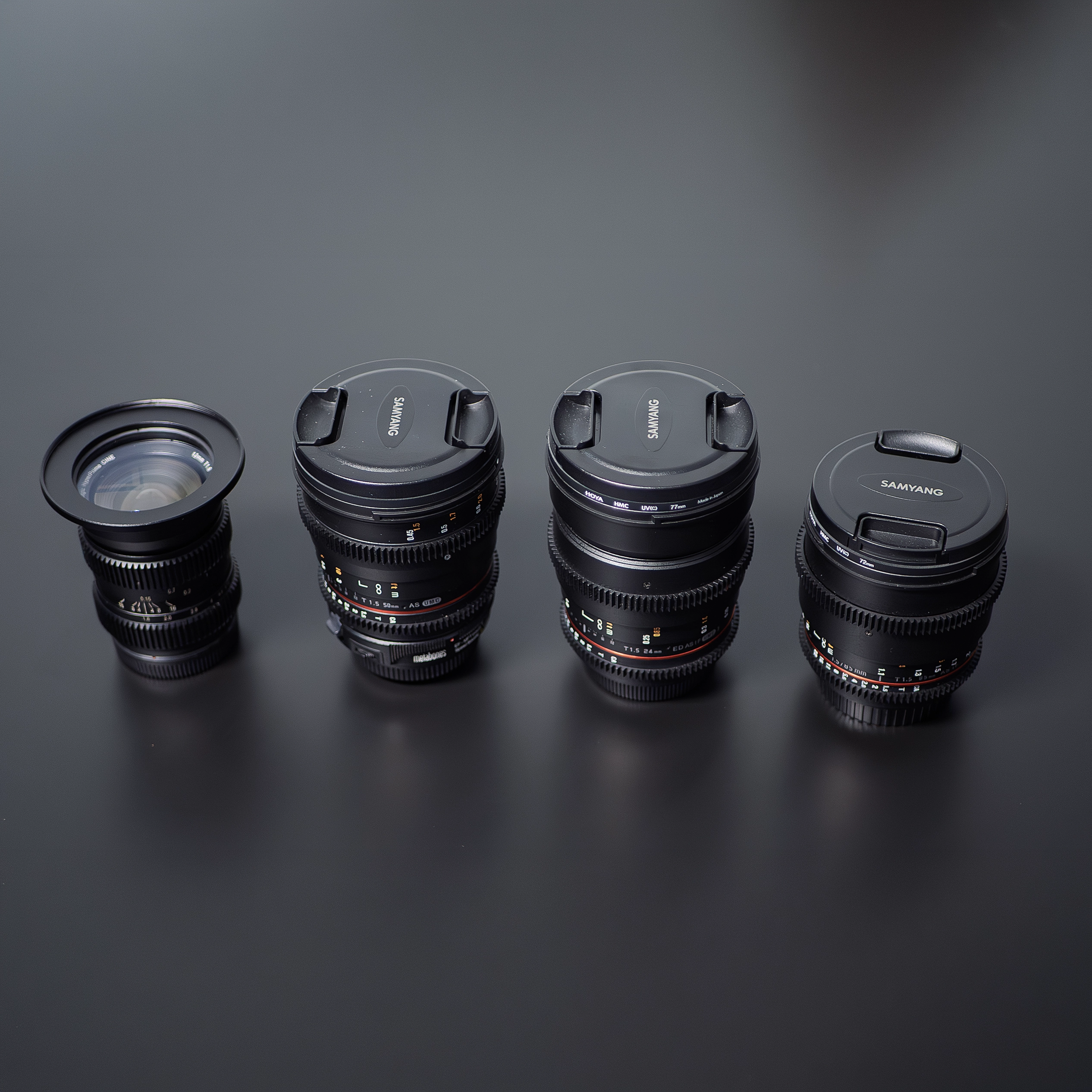 Objetivos de cine T1.5 para producción audiovisual